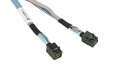 Supermicro Internal MiniSAS HD to MiniSAS HD 60cm Cable - 1.97 ft Mini-SAS HD Data Transfer Cable for Storage Device, Server, Add-on Card - First End: 1 x SFF-8643 Mini-SAS HD - Second End: 1 x SFF-8643 Mini-SAS HD - 30 AWG