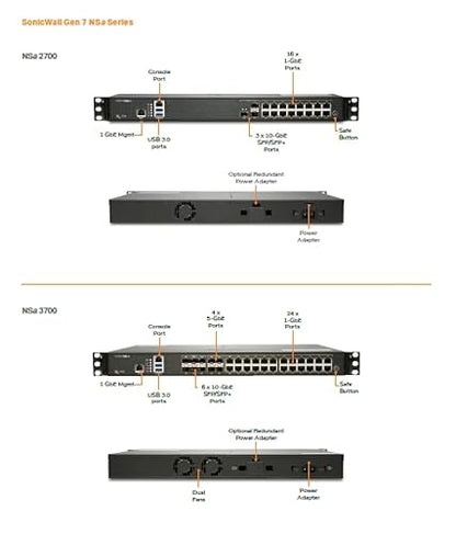 Sonicwall NSA 3700 Appliance Only