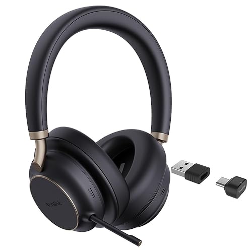 Yealink BH76 Plus Teams Black USB-C/A Bluetooth Wireless Business Headset -1208707