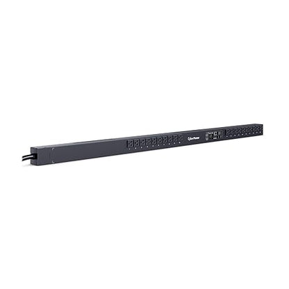 CyberPower PDU31116 Monitored PDU, 100-120V, 15A (Derated to 12A), 20 Outlets, 0U Rackmount
