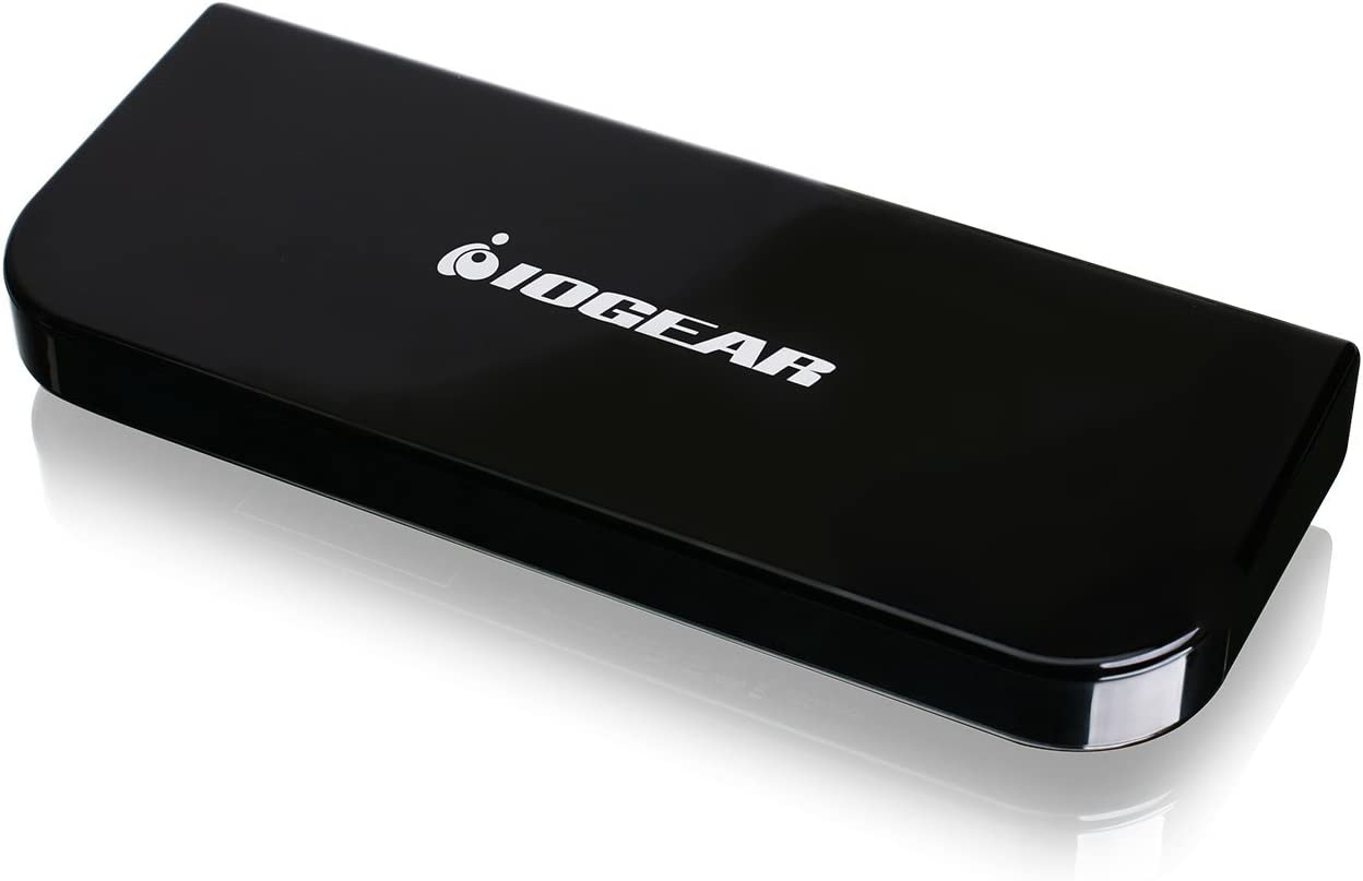 IOGEAR USB 3.0 9 in 1 Universal Docking Station - Dual Monitor with HDMI n DVI/VGA - 2 x USB 3.0 - 4 x USB 2.0 - Gigabit Ethernet - 3.5mm Audio Out - Laptop - Ultrabook -PCs - Mac - More - GUD300