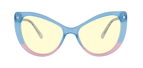 GUNNAR Overwatch D.VA TOKKI Blue Light Blocking Gaming And Computer Glasses - Clear Amber