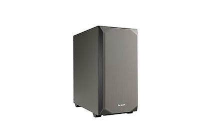 be quiet! Pure Base 500 ATX Midi Tower PC Case | Two Pre-Installed Silent Wings 2 Fans |Gray|BG036 Metallic Gray BG036