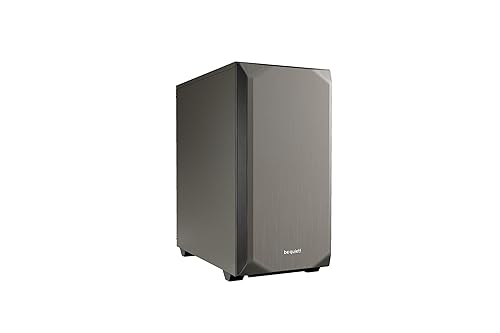 be quiet! Pure Base 500 ATX Midi Tower PC Case | Two Pre-Installed Silent Wings 2 Fans |Gray|BG036 Metallic Gray BG036