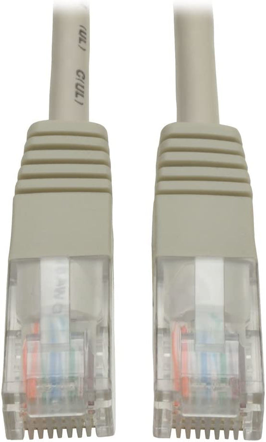 Tripp Lite Cat5e 350MHz Molded Patch Cable (RJ45 M/M) - Gray, 50-ft.(N002-050-GY) 50 feet Gray