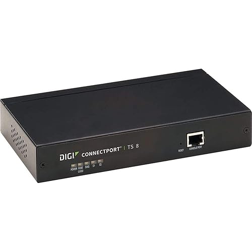 Digi ConnectPort TS8 Device Server - Twisted Pair - 1 x Network (RJ-45) - 2 x USB - 0 - 10/100Base-TX - Fast Ethernet