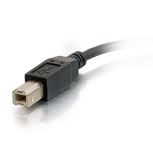 C2G 29353 1-Port USB 1.1 over Cat5 Superbooster Extender Dongle, RJ45 Female to USB B Male Receiver, Black USB Superbooster Dongle Extender