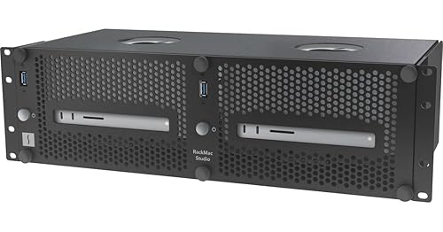 SONNET RACKMAC STUDIO 3U ENCLOSURE TO INSTALL AND SECURE ONE OR TWO MAC STUDIO C