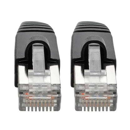 Tripp Lite Cat6a Ethernet Cable, 10G-Certified Patch Cable, Snagless, Shielded STP PoE Ethernet Cord, 4 ft, Black (N262-004-BK) 4ft. Black
