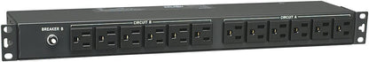Tripp Lite Basic PDU, 30A, 24 Outlets (5-15R), 120V, L5-30P Input, 15 ft. Cord, 1U Rack-Mount Power (PDU2430) Basic Outlets