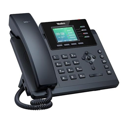 Yealink SIP-T34W WiFi IP Phone, 4 VoIP Accounts. 2.4-Inch Color Display. Dual-Port Gigabit Ethernet, 802.3af PoE, Power Adapter Not Included (SIP-T34W)