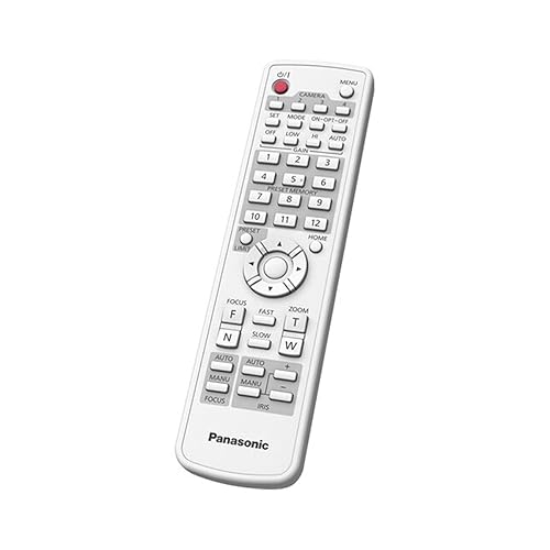 Panasonic Infrared Wireless Remote Control - For Security Camera - Infrared - 32.81 ft Operating Distance