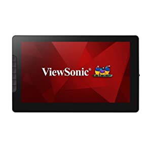 ViewSonic ID1330 13.3 Inch Portable 1080p Drawing Pen Display Tablet with Battery Free Stylus Pen for Digital Writing, Graphic Design, Remote Teaching, Distance Learning Supports Windows, Mac, Android 13.3-Inch HD Pen Display