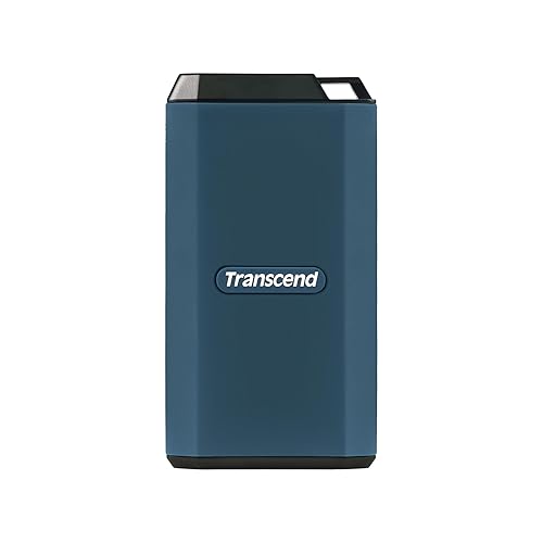 Transcend 2TB External, Portable, Military Drop Test Certified SSD, ESD410C, USB 20Gbps, Type C TS2TESD410C