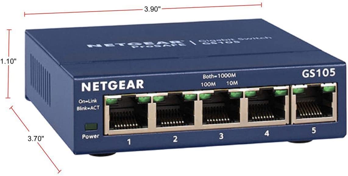 NETGEAR 5 Port Gigabit Desktop Switch