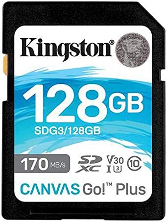 Kingston Canvas Go Plus UHS-I SD Card,128GB