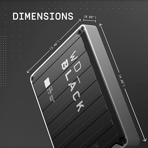 WD_Black 4TB P10 Game Drive for Xbox One, Portable External Hard Drive HDD with 1-Month Xbox Game Pass - WDBA5G0040BBK-WESN 4TB Xbox