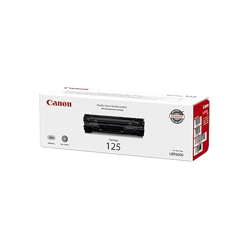 Canon No. 125 Original Toner Cartridge - Laser - 1600 Pages - Black - 1 Pack