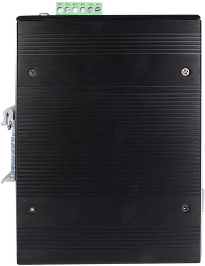 Tripp Lite Industrial 8 Port PoE+ Ethernet Switch 10/100/1000 Mbps -40° to 167°F Unmanaged TAA Compliant 30W 2 SFP DIN Mount (NGI-U08C2POE8)