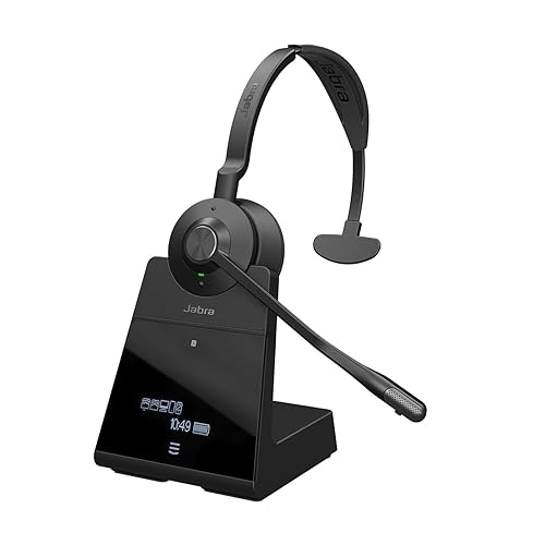Jabra Engage 75 SE Wireless Headset, Single-Ear – Telephone Headset with Industry-Leading Wireless Performance, Advanced Noise-Cancelling Microphone, All Day Battery Life - Black