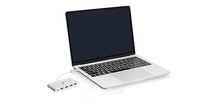 IOGEAR USB-C to 4 Port USB-A Hub with Power Delivery Pass-Through - USB 3.1 (Gen 1) Type C - External - 5 USB Port(s) - 4 USB 3.0 Port(s) - PC, Mac