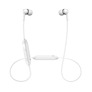 Sennheiser consumer audio Sennheiser CX 150BT Bluetooth 5.0 Wireless Headphone - 10-hour Battery Life, USB-C Fast Charging, Two Device Connectivity - White (CX 150BT White)