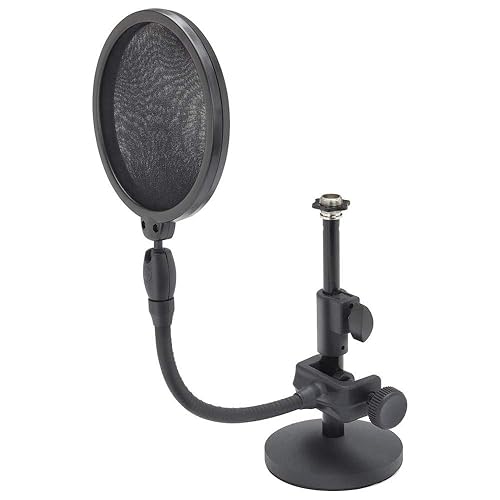 Samson Md2/ps05 Adjustable Mic Stand/pop Filter Bundle