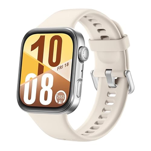 HUAWEI Watch FIT 4 Smart Watch, 1.82" Display, 100+ Sports Modes, Fitness & Health Tracker, Emotional Wellbeing Assistant, up to 10-Day Battery Life, iOS & Android Compatible, White White FIT 4