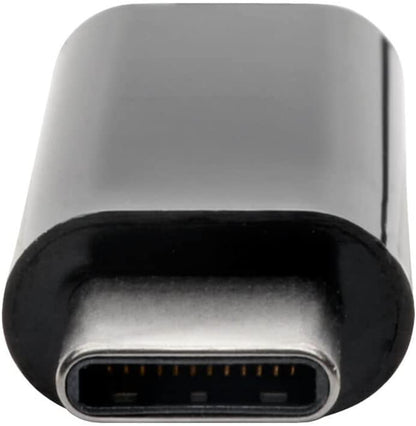 Tripp Lite USB C to VGA Adapter Converter 1080P M/F Black USB Type C, USB 3.1 Gen 1, Portable, Thunderbolt 3 (U444-06N-VB-AM)