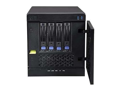 In Win Mini 4 Bay Server Tower - SECC - 7 x Bay - 0 - Mini ITX Motherboard Supported - 1 x Fan(s) Supported - 1 x External 5.25" Bay - 4 x External 3.5" Bay - 2 x Internal 2.5" Bay - 1x Slot(s) - 2 x USB(s)