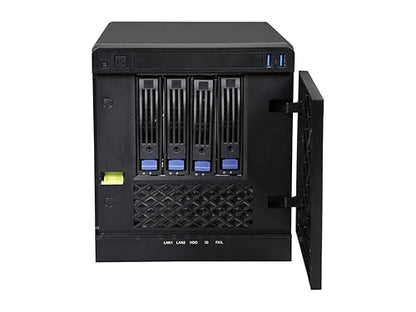 In Win Mini 4 Bay Server Tower - SECC - 7 x Bay - 0 - Mini ITX Motherboard Supported - 1 x Fan(s) Supported - 1 x External 5.25" Bay - 4 x External 3.5" Bay - 2 x Internal 2.5" Bay - 1x Slot(s) - 2 x USB(s)