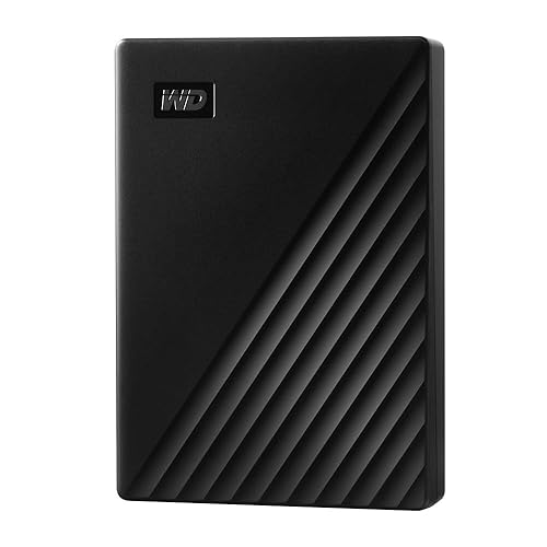Western Digital WDBPKJ0040BBK-WESN 4TB My Passport Portable External Hard Drive, Black