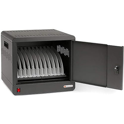 Bretford TVS10PAC-CKCUBE Micro Station, AC Power, Padlock, Charcoal
