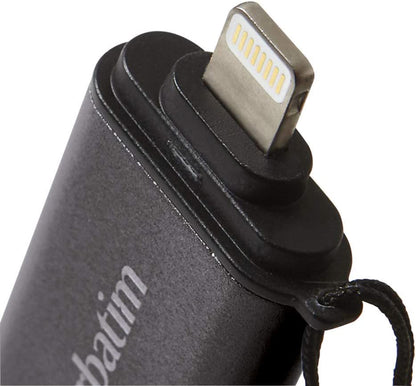 Verbatim 64GB Store ‘n’ Go Dual USB 3.0 Flash Drive for Apple Lightning Devices - Graphite 64 GB