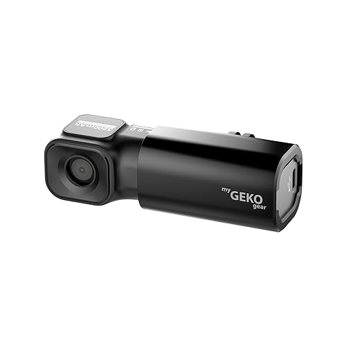 myGEKOgear by Adesso Moto Snap 1080p Motorcycle Camera with APP for Instant Video Access, Tilt Sensor for Incident Video Recording, Sony Starvis Sensor, 8.5 Hours Rechargable Battery, 32GB Storage