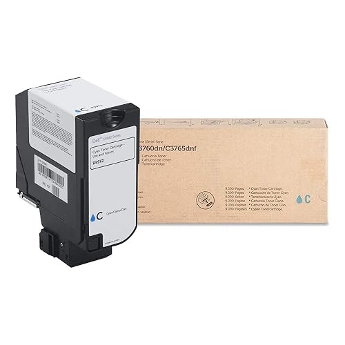 Dell Original Standard Yield Laser Toner Cartridge - Cyan - 1 / Pack - 6000 Pages