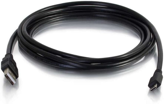 C2g/ cables to go C2G USB Cable, Micro USB Cable, USB 2.0 Cable, USB A to B Cable, 6.56 Feet (2 Meters), Black, Cables to Go 27365 Black 6.6 Feet USB A Male to Micro B Male