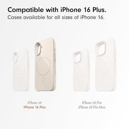 Beats iPhone 16 Plus Case with MagSafe and Camera Control, Scratch-Resistant Protective Cover, Slim Fit, Microfiber Lining - Summit Stone