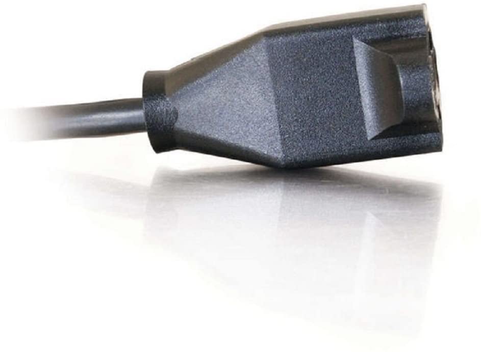 C2g/ cables to go C2G Power Cord, Long Extension Cord, Power Extension Cord, 18 AWG, Black, 15 Feet (4.57 Meters), Cables to Go 03117