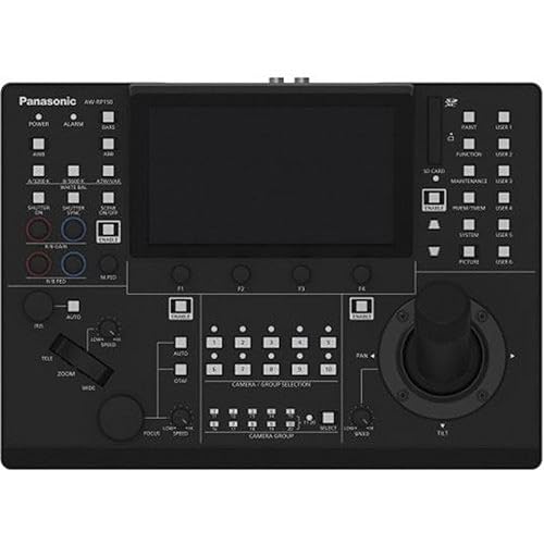 Panasonic AW-RP150 Touchscreen Remote Camera Controller - 200 Controllable Cameras - Focus, Pan, Tilt, Zoom Control - 7" LCD Touchscreen Display - Serial Port - Network (RJ-45) Port
