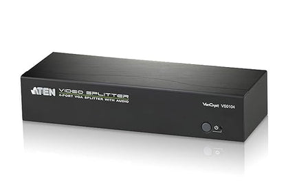 Aten VS0104 4PORT VGA Switch HDB15 Stereo Jack 1920X1440 with RS232