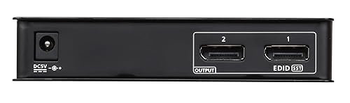 ATEN 2-Port 4K DisplayPort Splitter with MST Extend and SST Split Modes Support