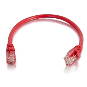 C2g/ cables to go C2G/Cables to Go 00422 Cat5e Snagless Unshielded (UTP) Network Patch Cable, Red (6 Feet/1.82 Meters) Red 6 Feet