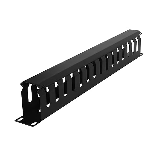 Cyber Power CRA30002 1U 2? Deep Metal Duct Cable Manager with Snap on Cover Components Other CRA30002 Horizontal Cable