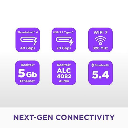 NZXT N9 Z890 - Intel Z890 LGA 1851 ATX Gaming Motherboard for Core Ultra (Series 2) - 20+1+1, DDR5, 5X M.2, PCIe 5.0, Wi-Fi 7, 5GbE, Thunderbolt 4 - RGB, Full-Metal Cover, White PCB