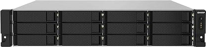 QNAP TS-1232PXU-RP-4G 12 Bay High-Speed SMB Rackmount NAS with Two 10GbE and 2.5GbE Ports, Redundant PSU