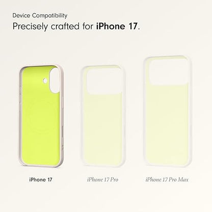 Beats iPhone 17 Kickstand Case with MagSafe & Camera Control, Built in Stand & Lanyard, Matte Finish with Microfibre Lining – Lime Stone iPhone 17 Kickstand Lime Stone