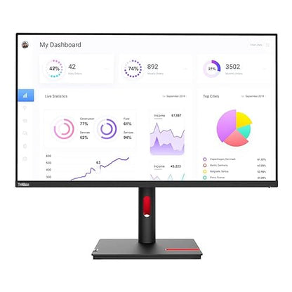Lenovo 63D1RAR1US 31.5in Thinkvision P32p-30 4k Mntr 95 Dci-p399 Rgb W/ Accurate Color