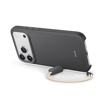Beats iPhone 17 Pro Max Kickstand Case with MagSafe & Camera Control, Built in Stand & Lanyard, Matte Finish with Microfibre Lining – Granite Grey iPhone 17 Pro Max Kickstand Granite Grey