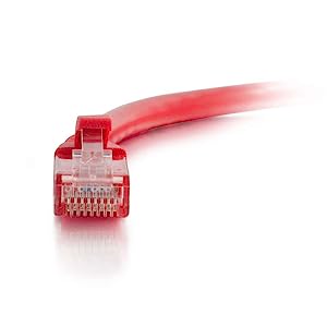 C2g/ cables to go C2G 31365 Cat6 Cable - Snagless Unshielded Ethernet Network Patch Cable, Red (75 Feet, 22.86 Meters) 75 Feet/ 22.86 Meters Red